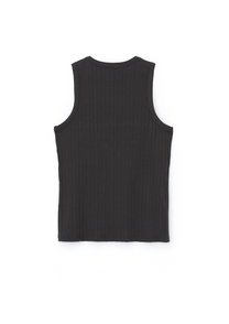 Metal Logo Sleeveless (Charcoal)