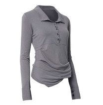 Asymmetrical Draped Hoodie Grey