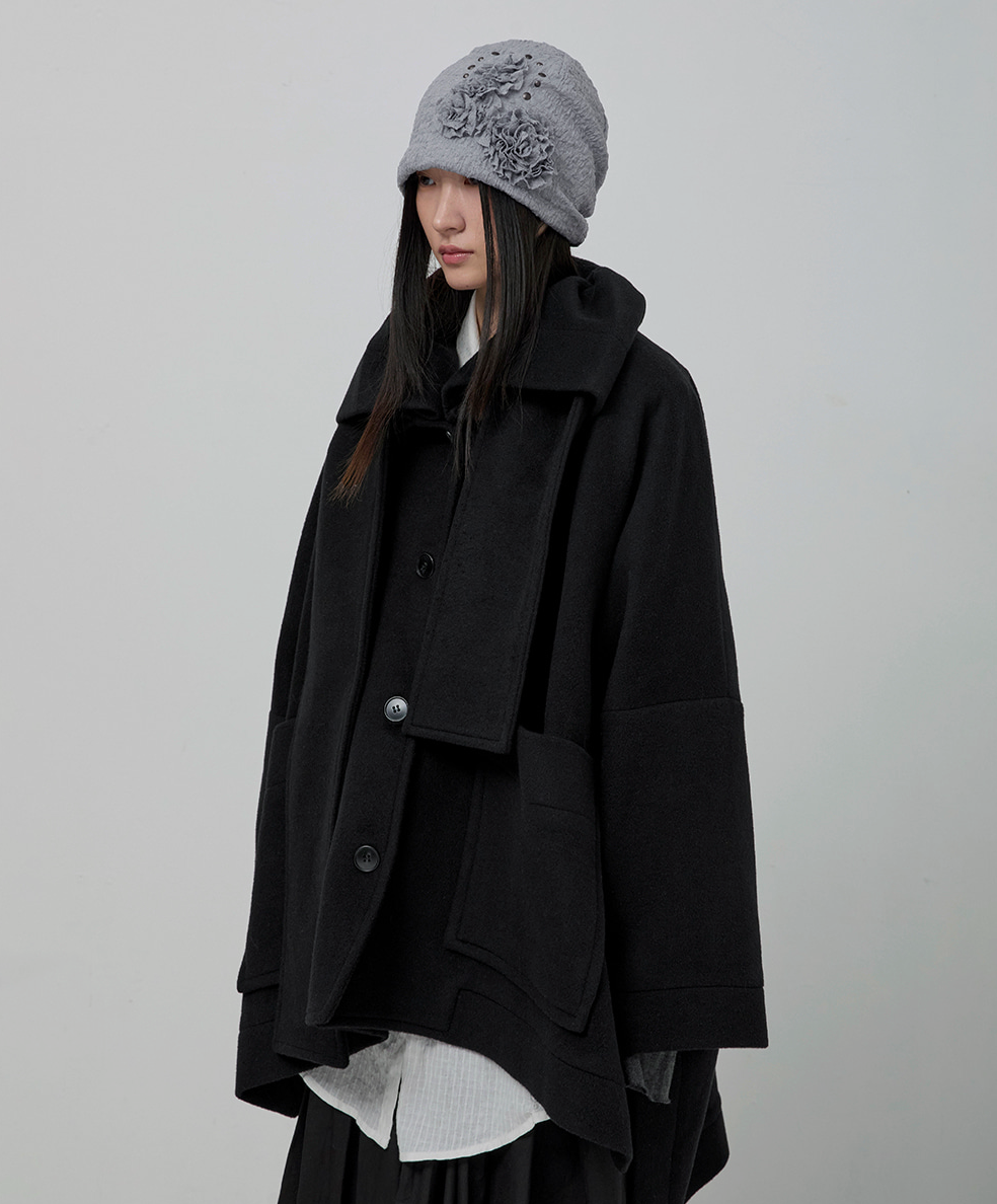 Ruffle Shirring Beanie