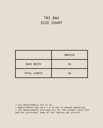 Tri Bag (Matte Black)