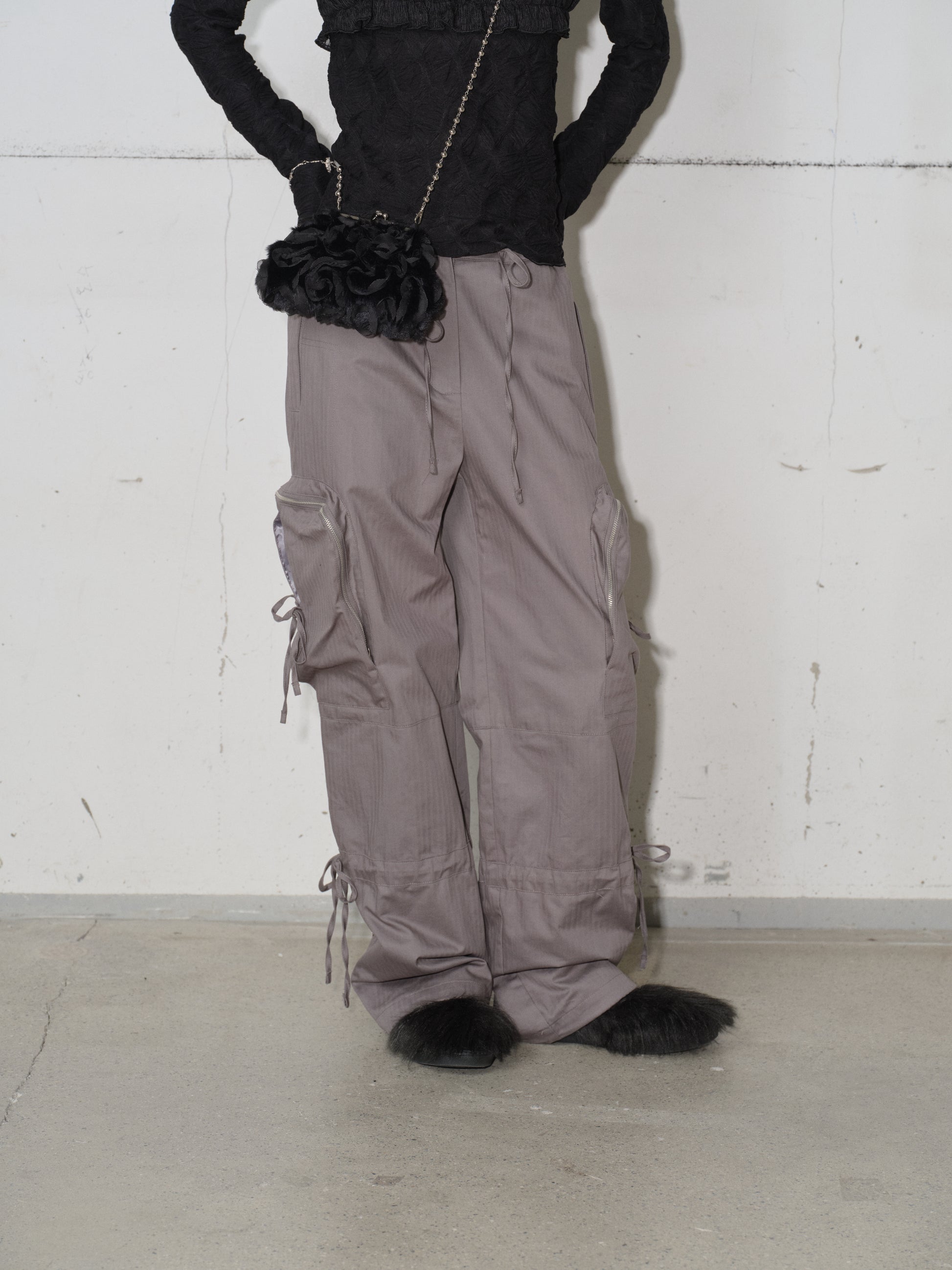 Side Pocket Silhouette Pants