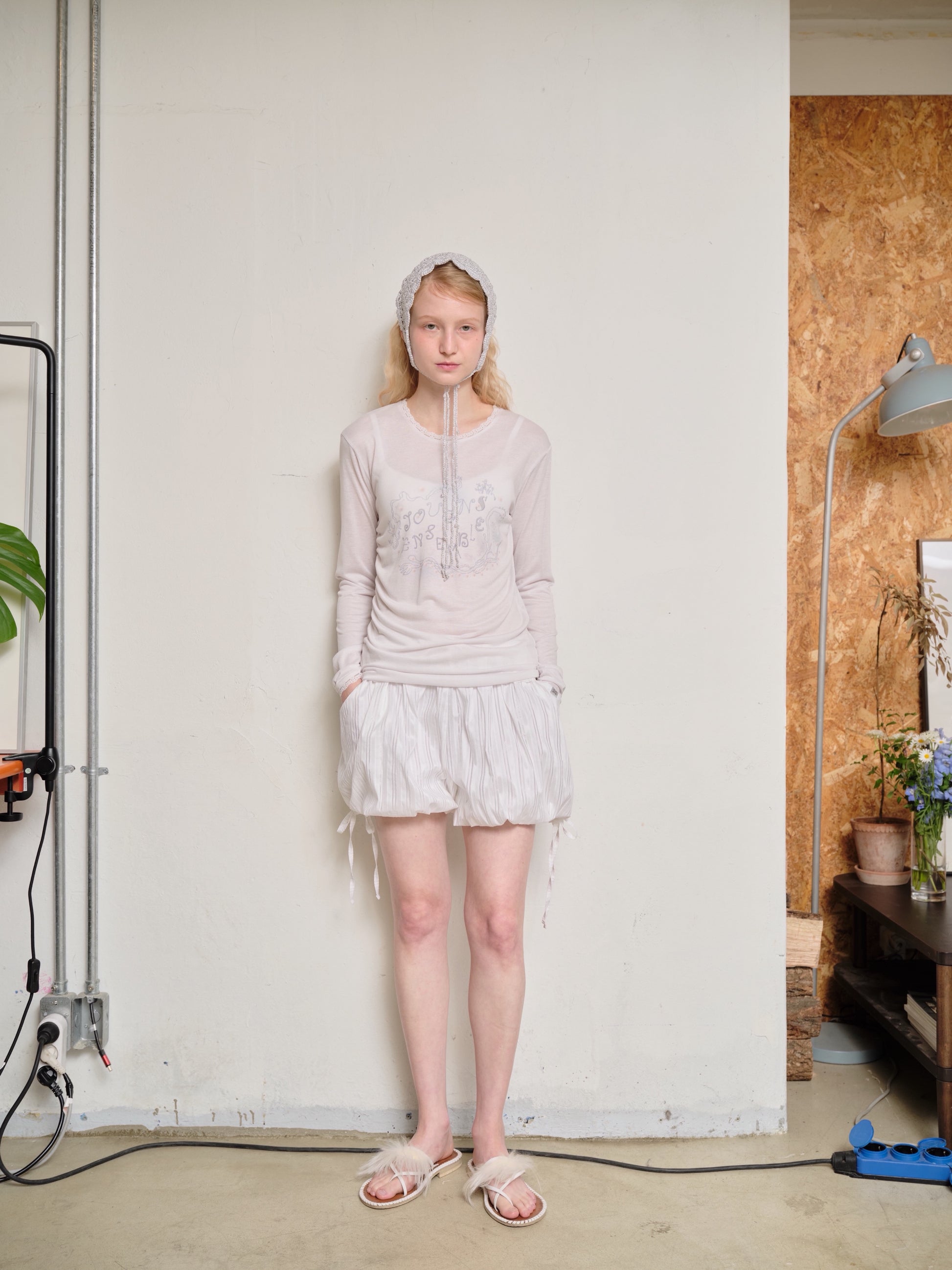 TXT X TSW Striped Balloon Shorts