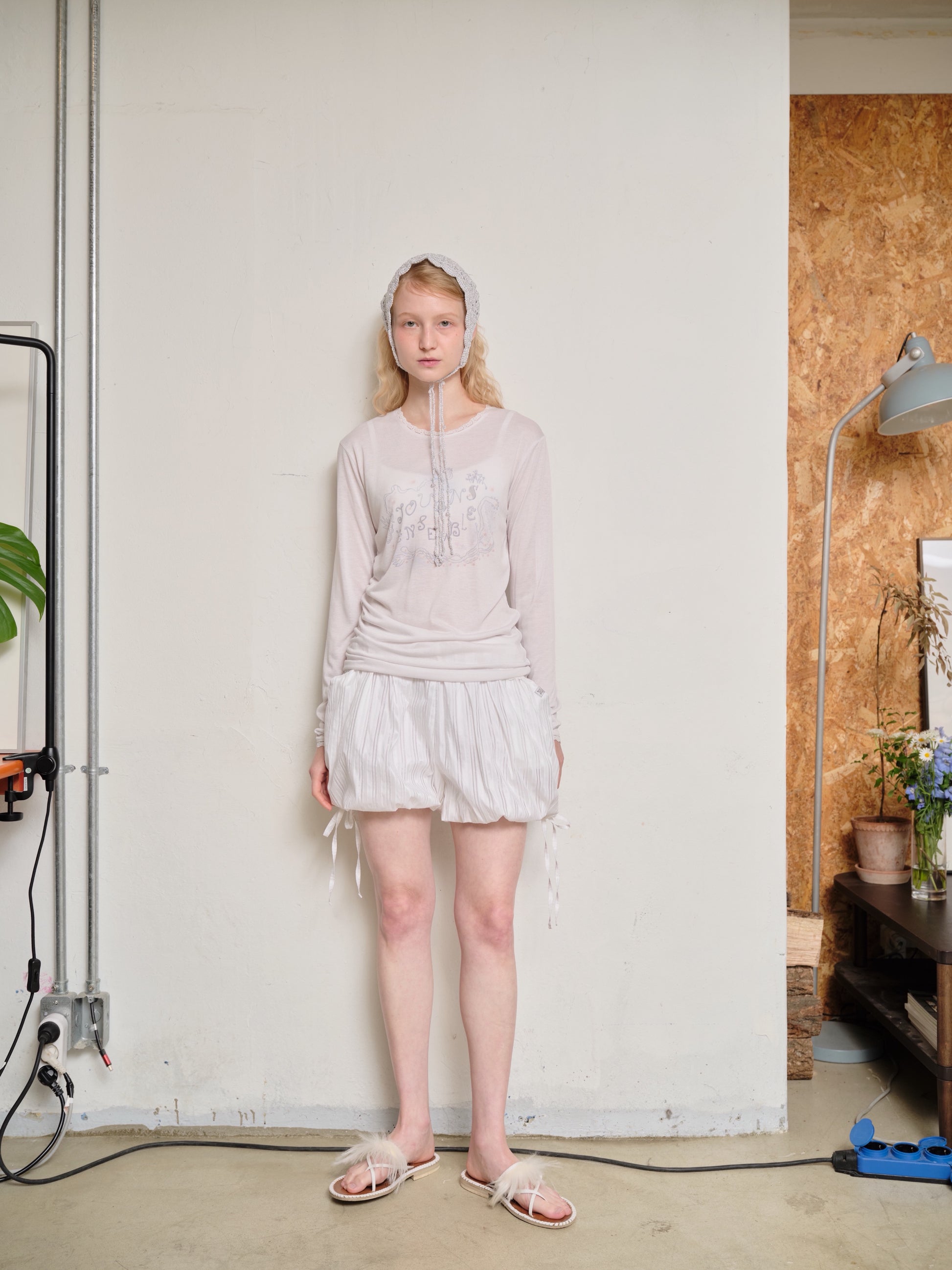 TXT X TSW Striped Balloon Shorts