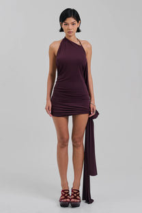 Tipsy Dress (Wine)