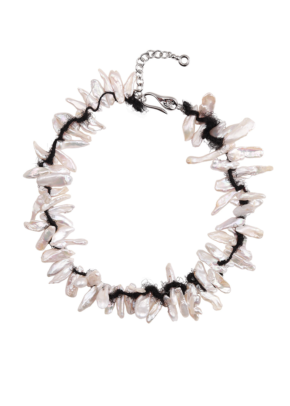Tooth Thread Pearl Necklace