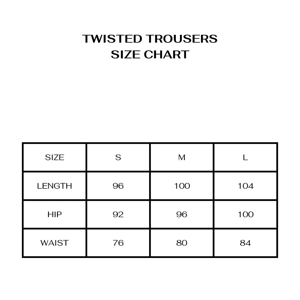 Twisted Trousers