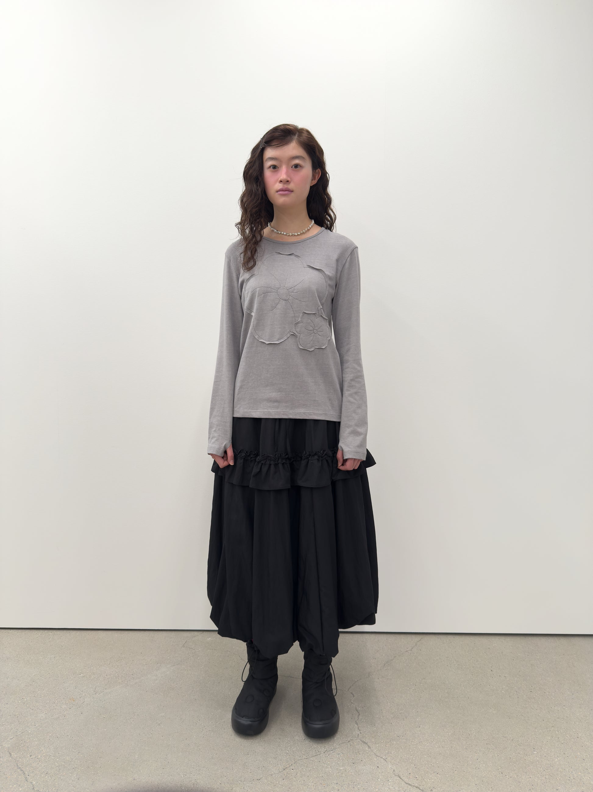 Flower Appliqué Top