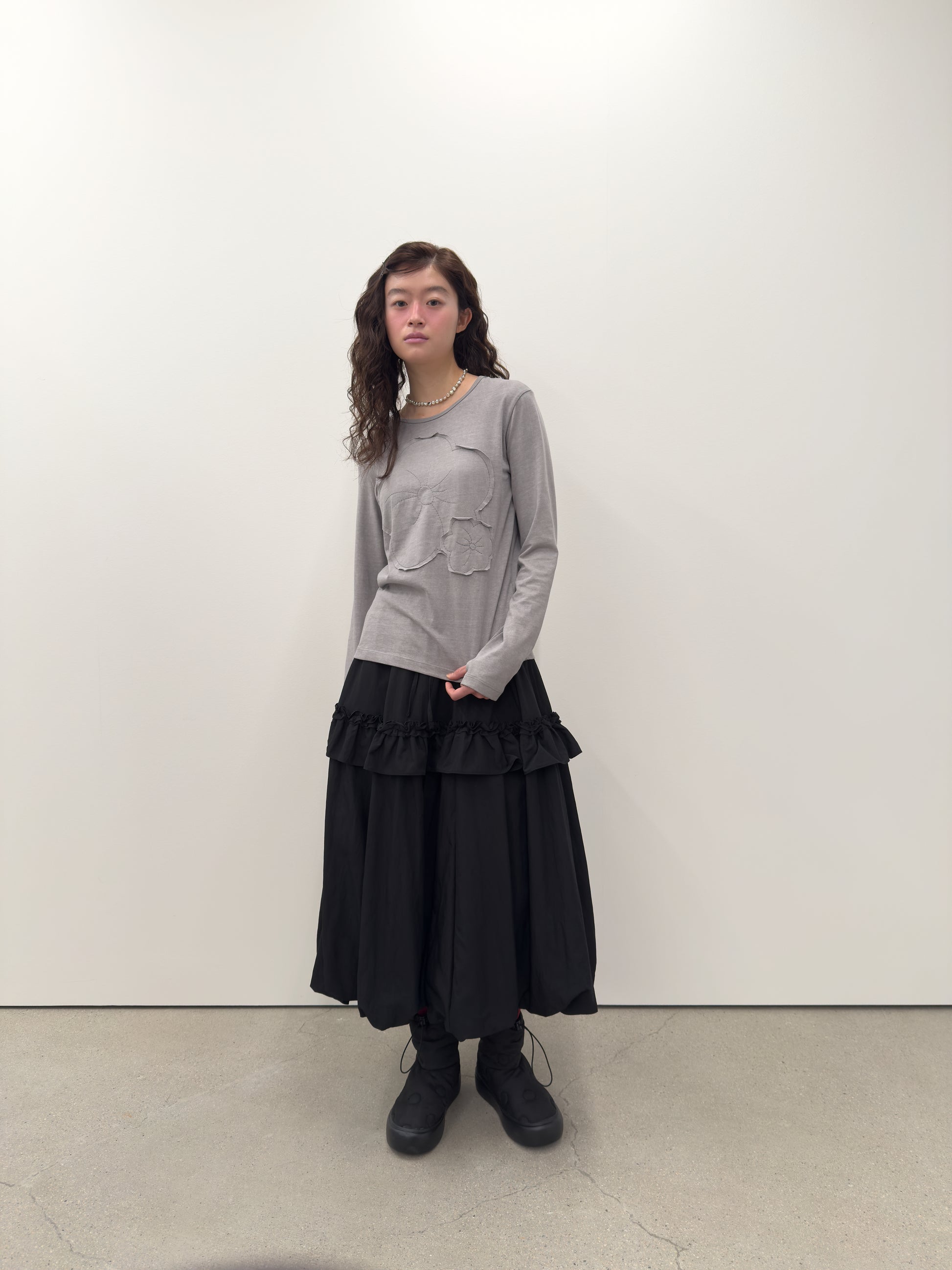 Flower Appliqué Top