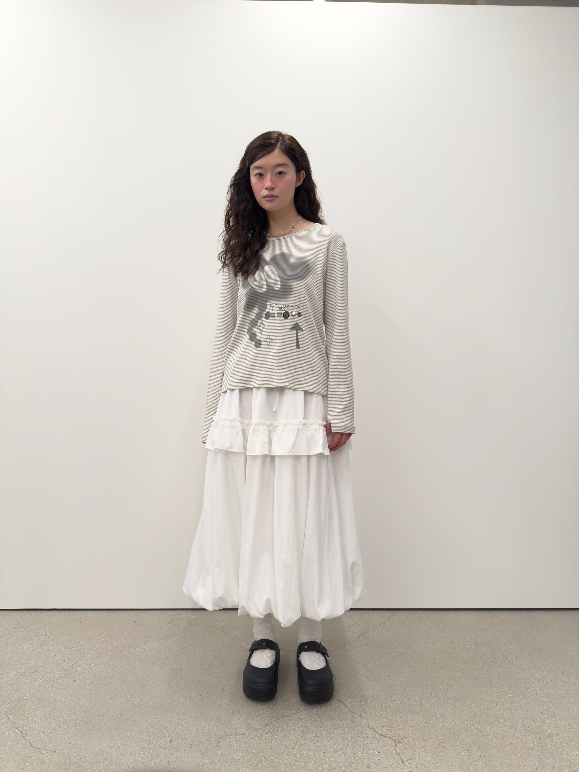 Buttoned Airbrush Top