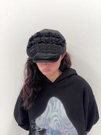 Ruffled Hunting Cap