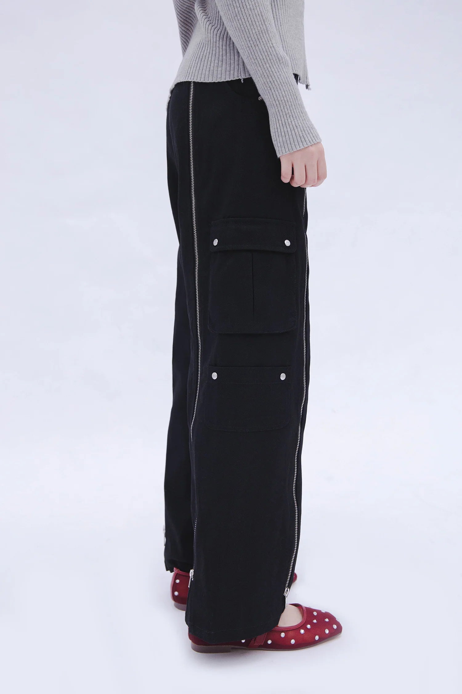 Detachable Cargo Pants (Black)