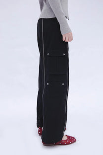 Detachable Cargo Pants (Black)