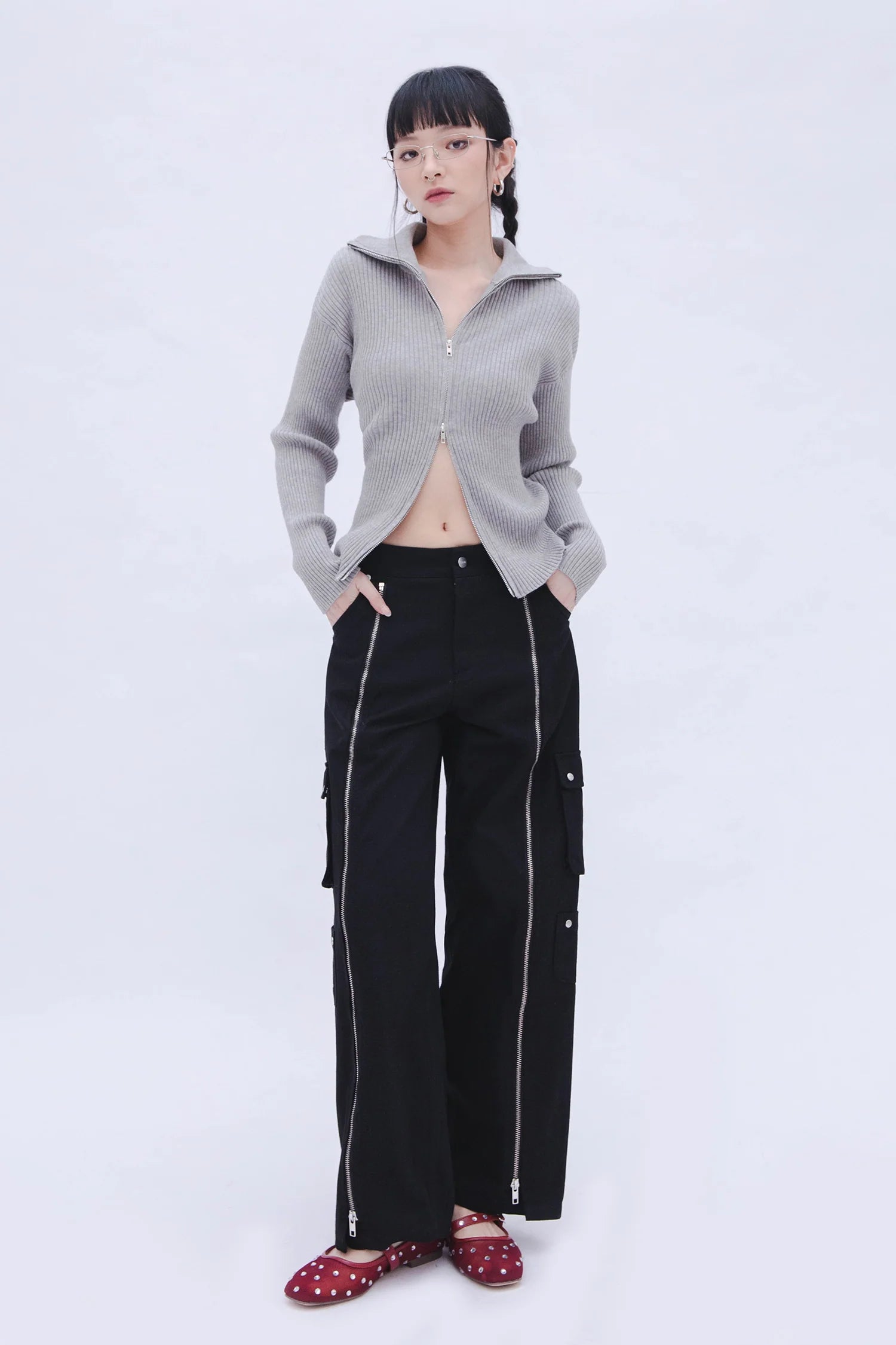 Detachable Cargo Pants (Black)