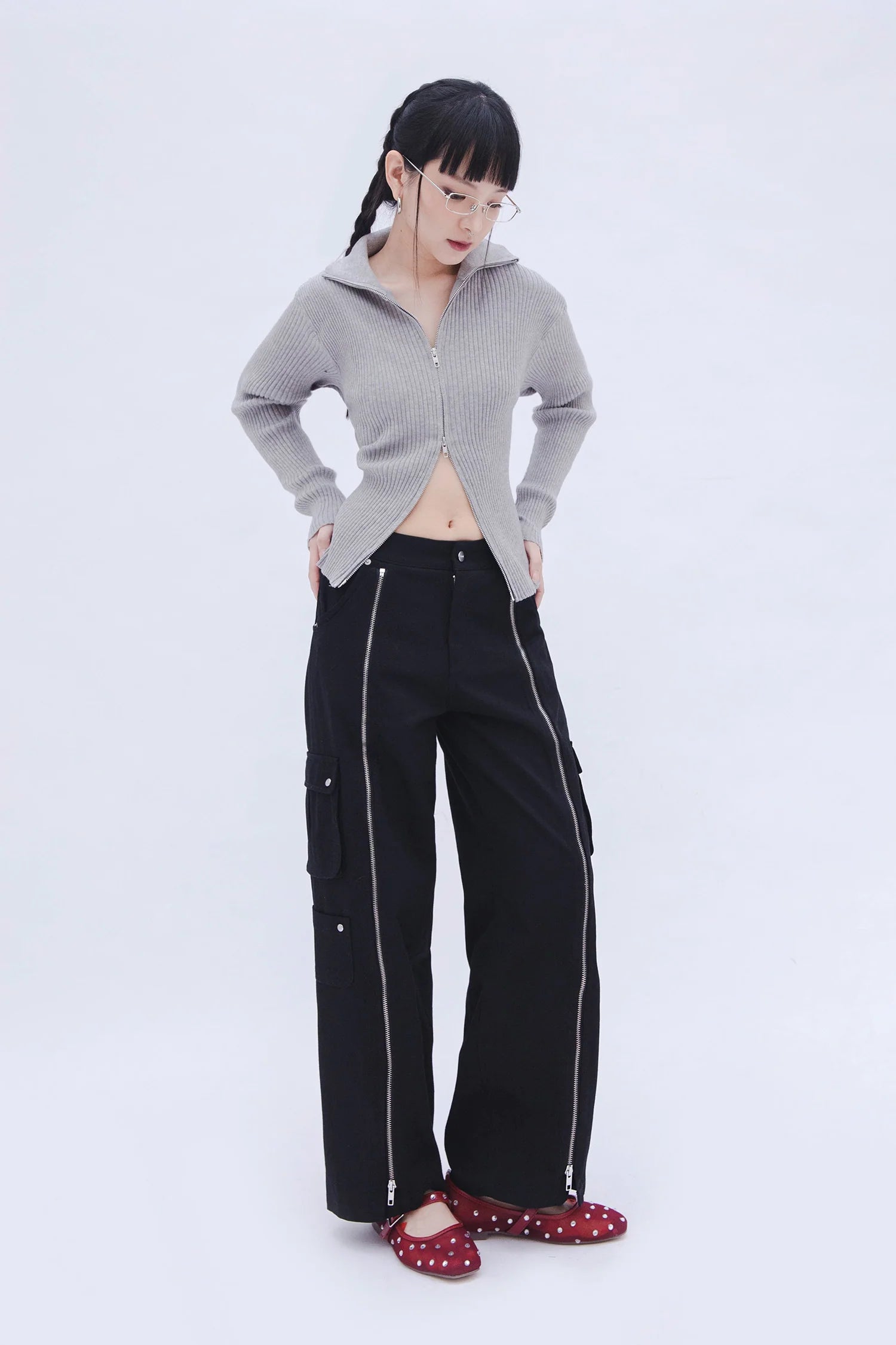 Detachable Cargo Pants (Black)
