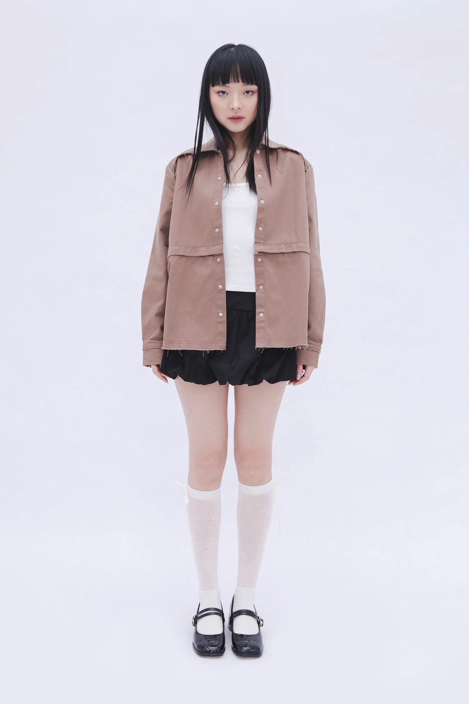 Detachable Shirt (Taupe)