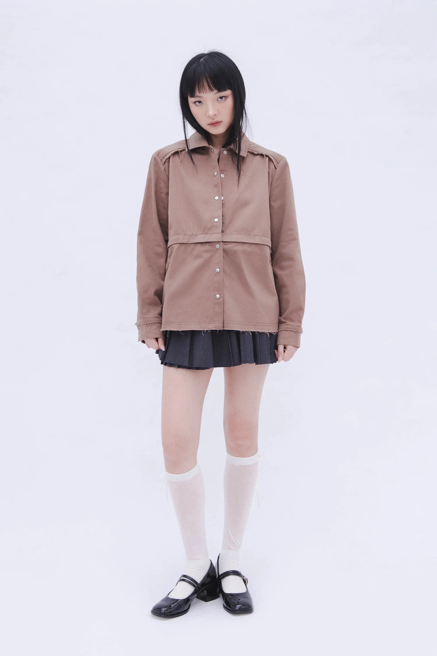Detachable Shirt (Taupe)