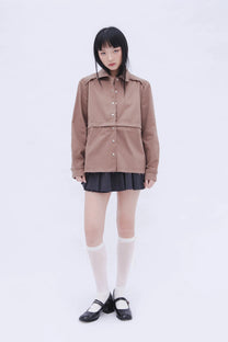 Detachable Shirt (Taupe)