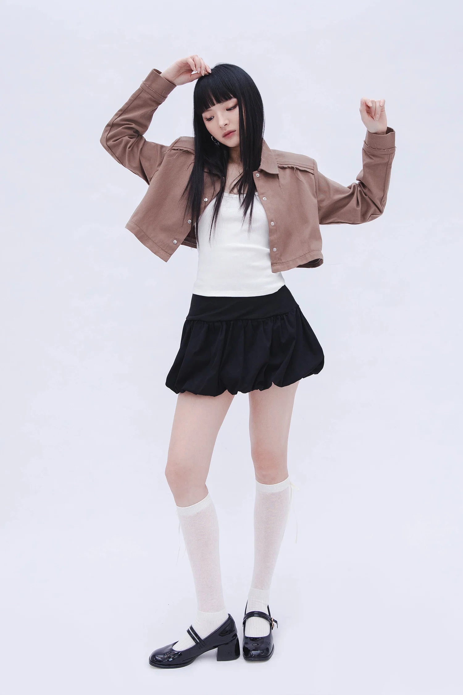 Detachable Shirt (Taupe)