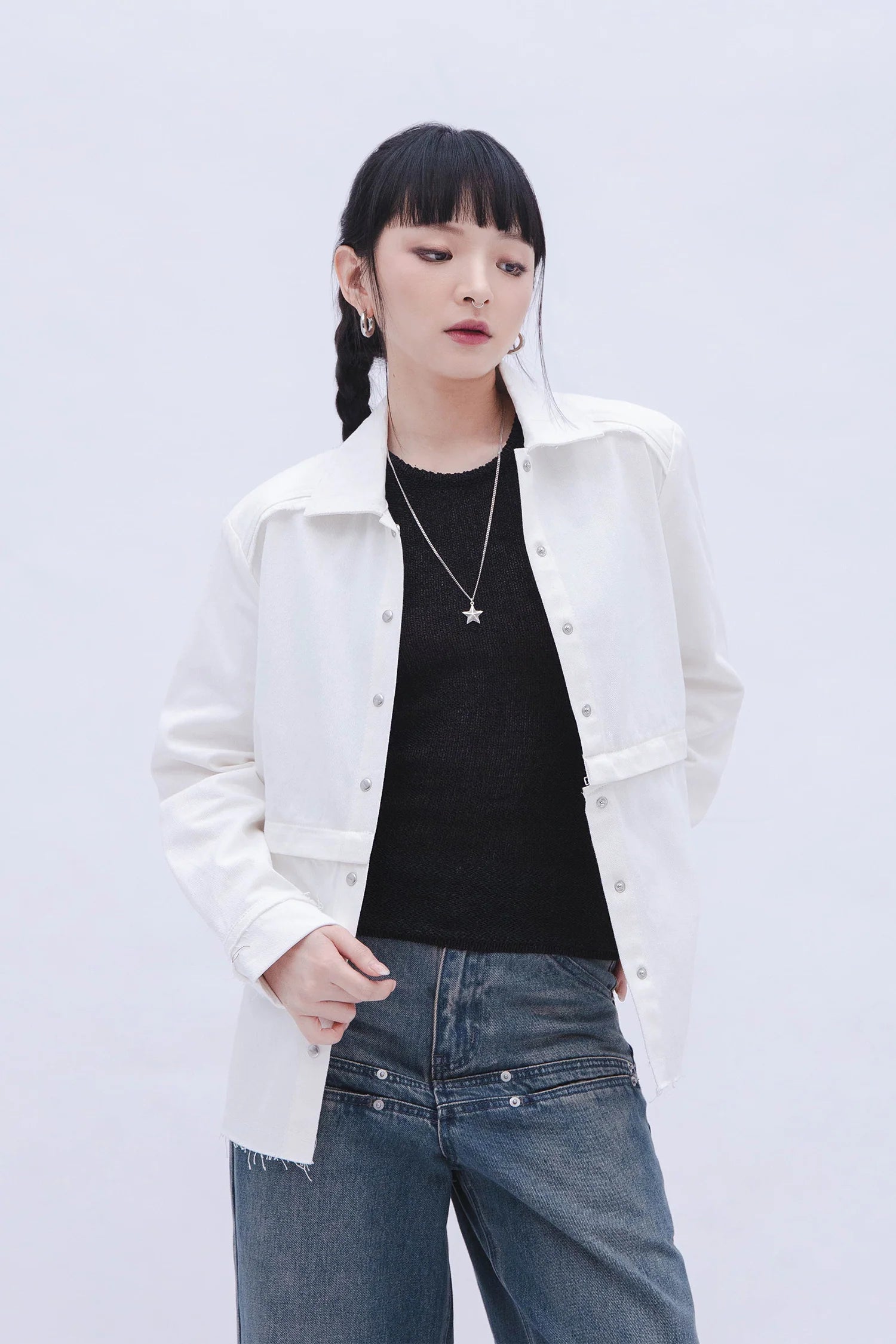Detachable Shirt (White)
