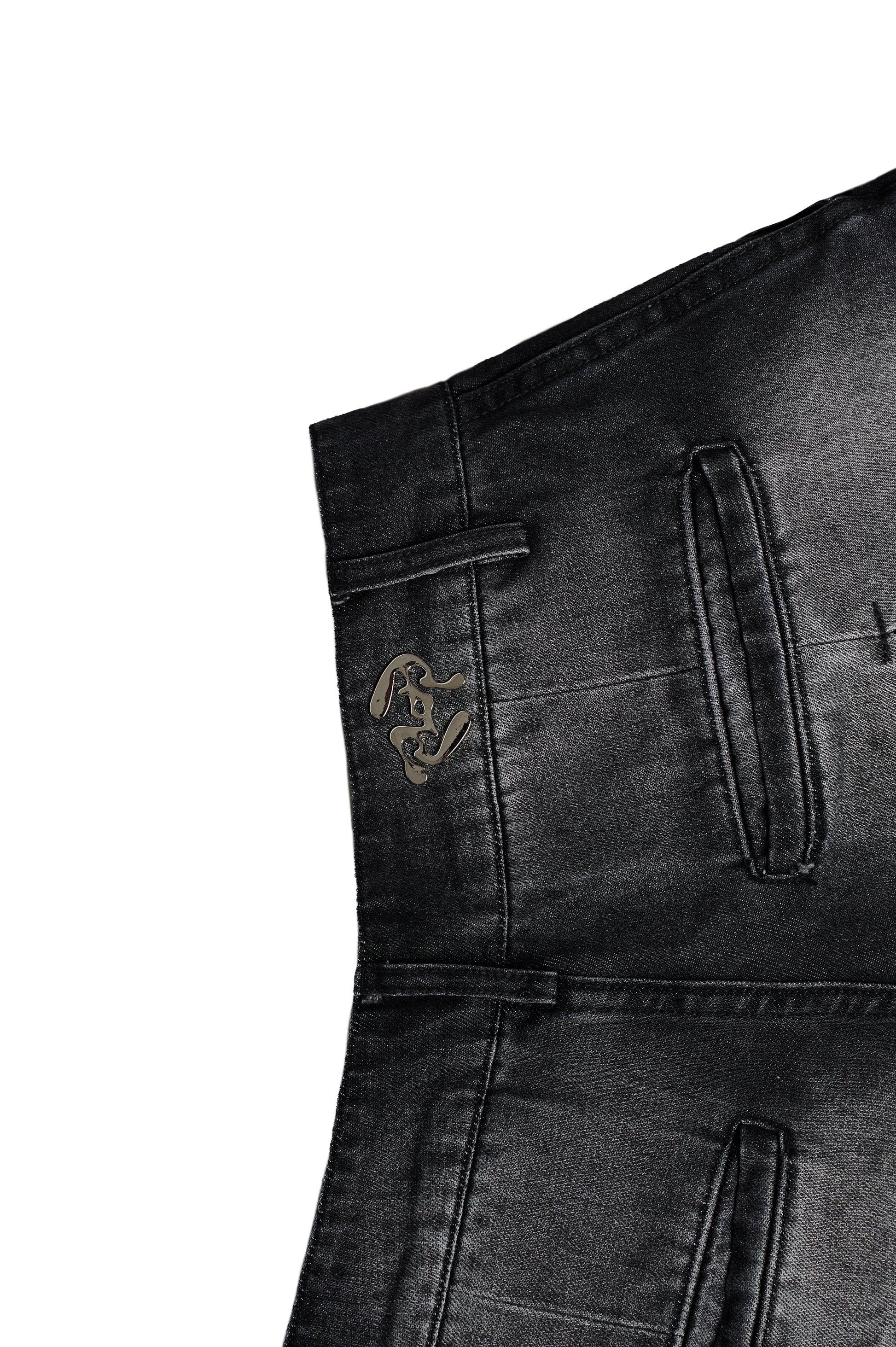 Balloon Pants V2 - Washed Black