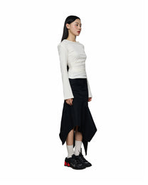 PLOP Panelled Asymmetrical Skirt
