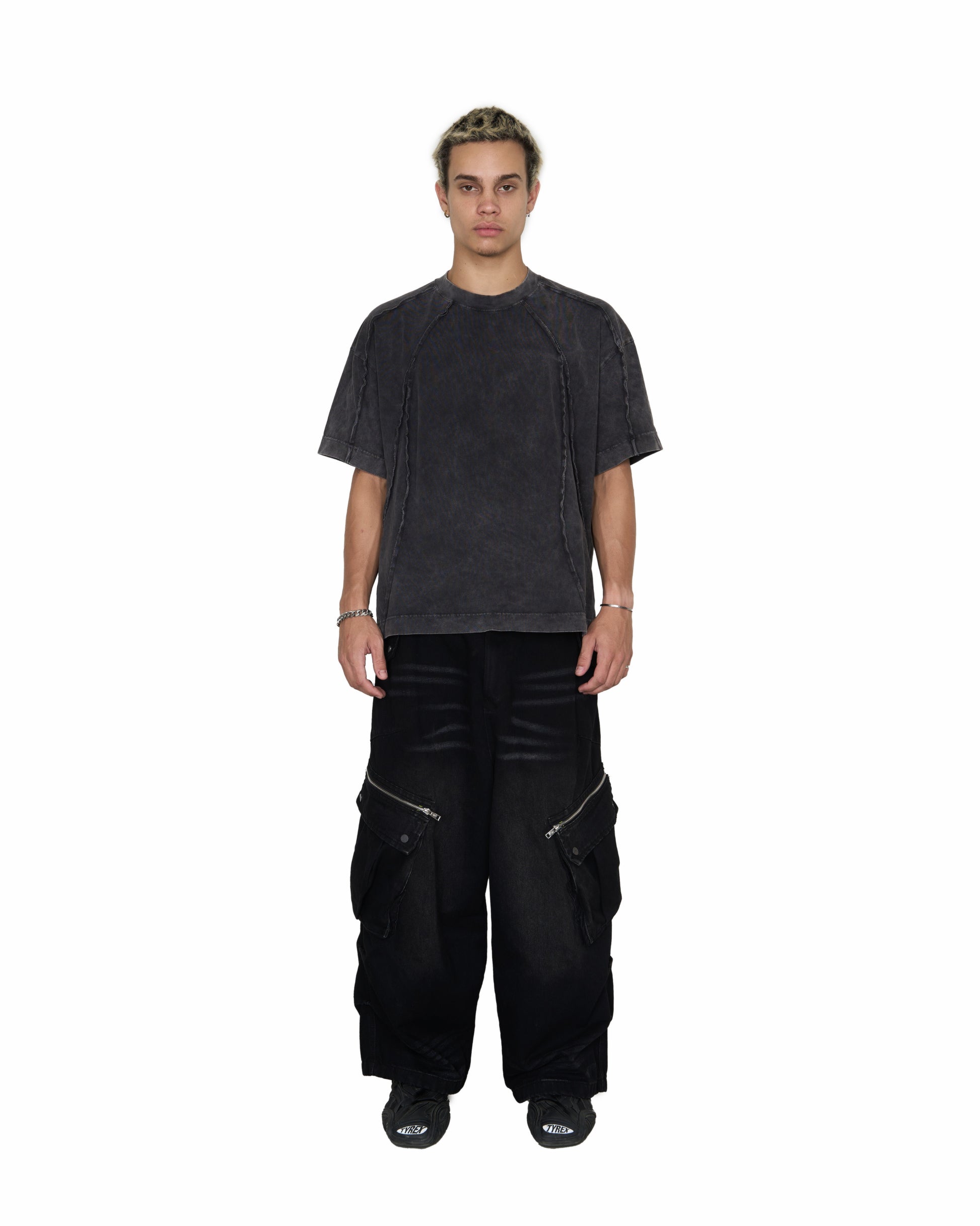 Balloon Pants V2 - Washed Black