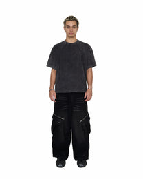 Balloon Pants V2 - Washed Black