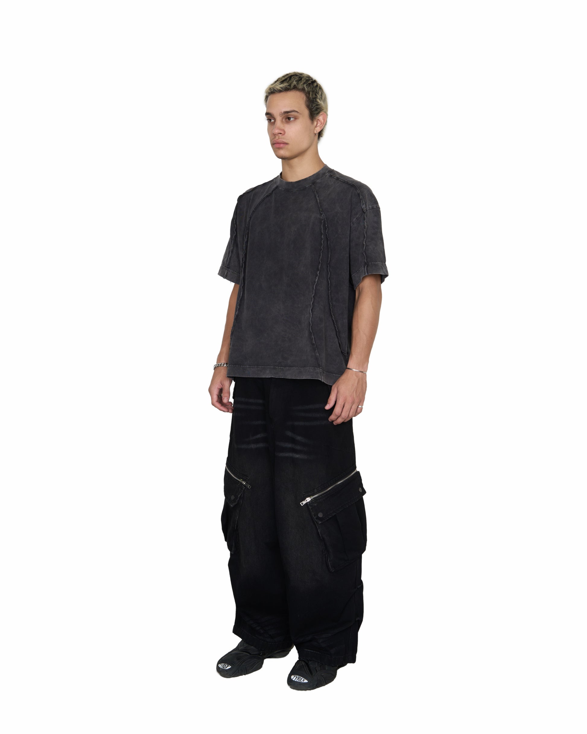 Balloon Pants V2 - Washed Black