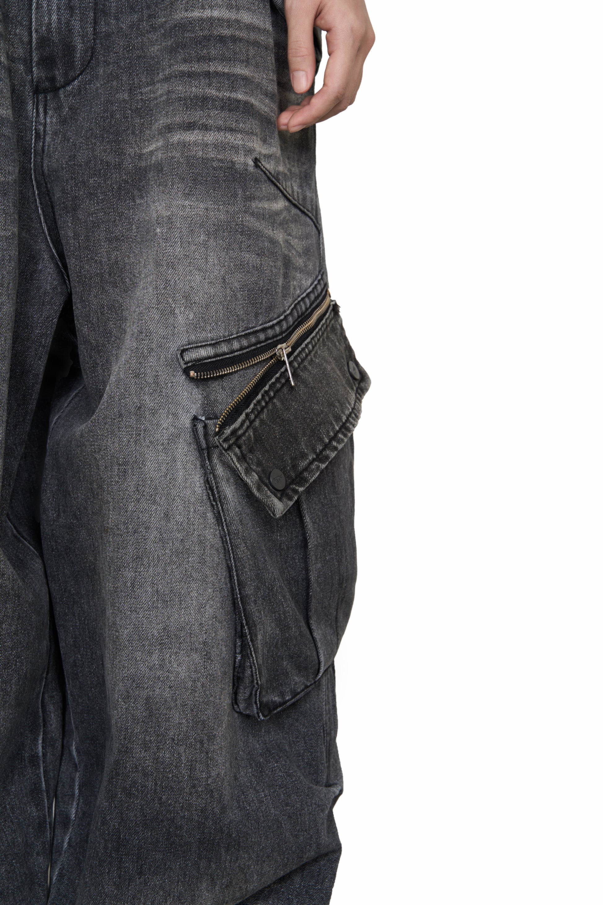 BALLOON PANTS V2 - WASHED GREY