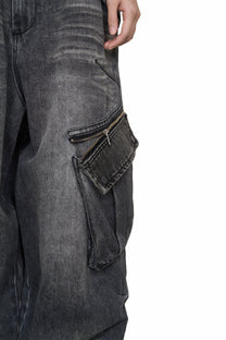 BALLOON PANTS V2 - WASHED GREY