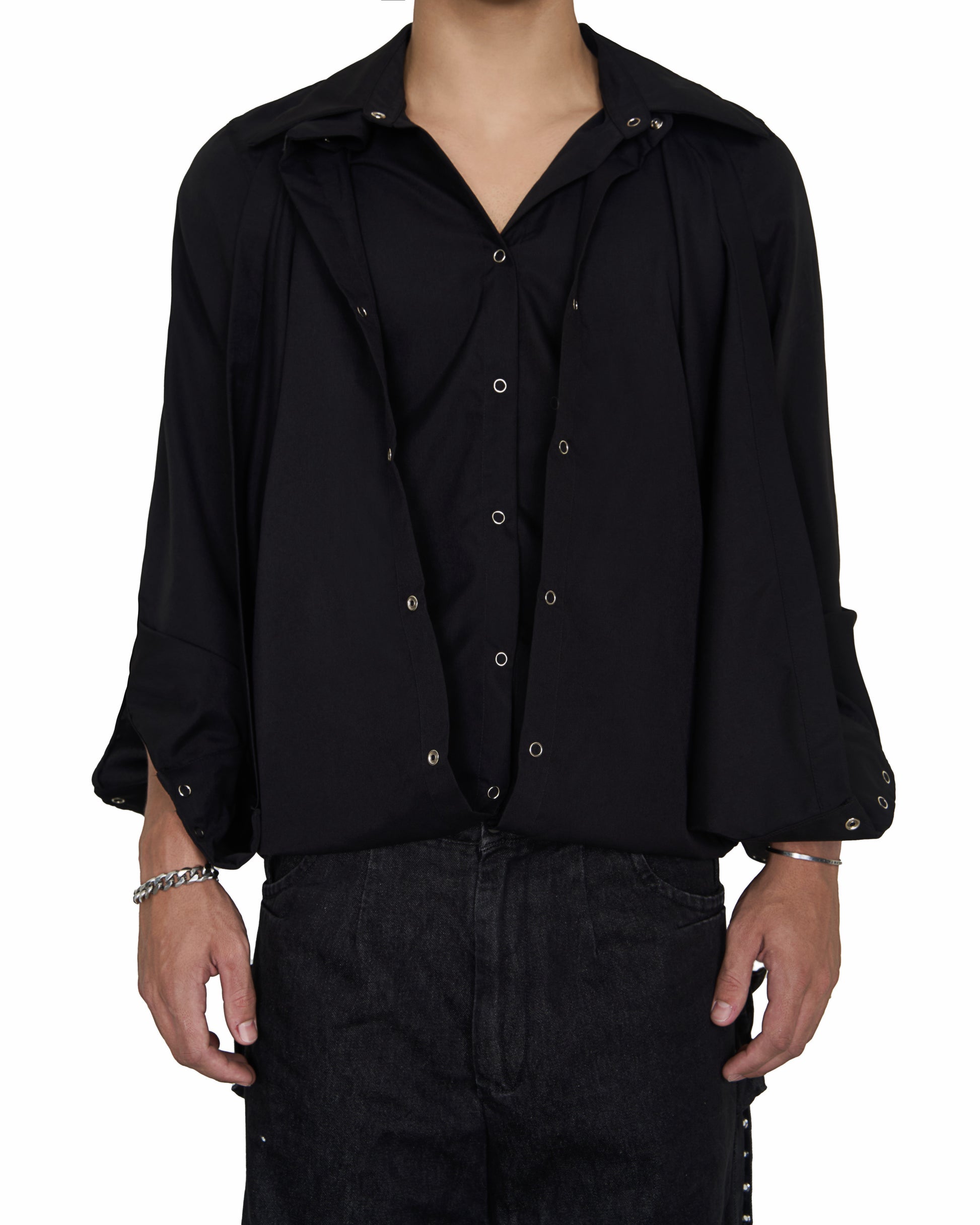 PLOP RIVET DRAPE SHIRT