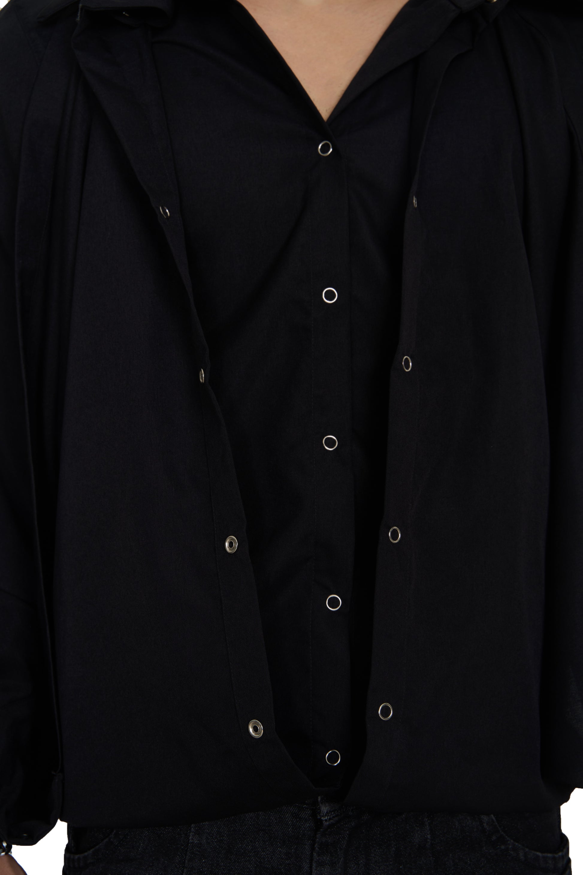 PLOP RIVET DRAPE SHIRT