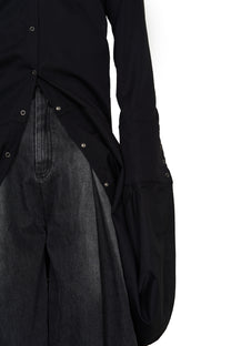 PLOP RIVET DRAPE SHIRT