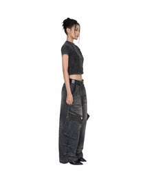 BALLOON PANTS V2 - WASHED GREY