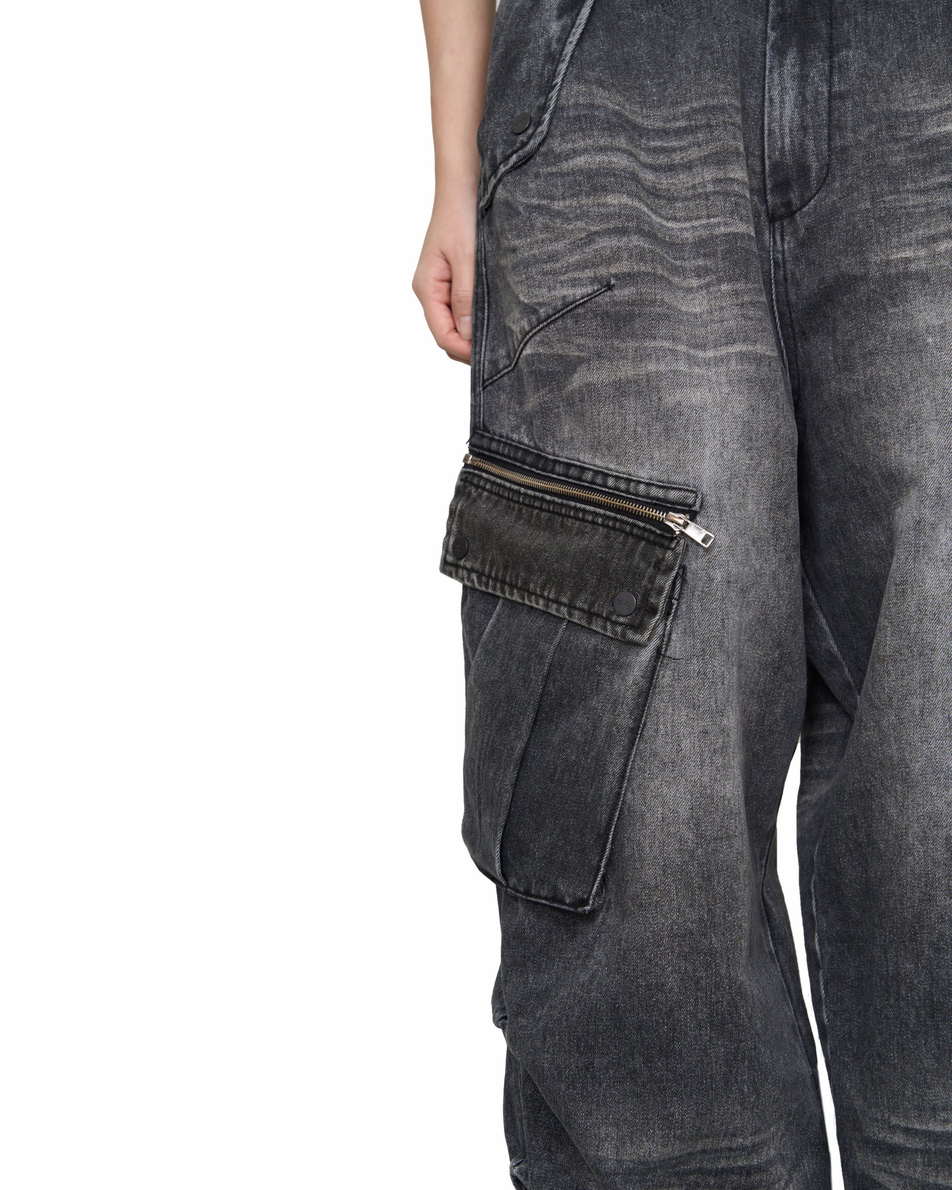 BALLOON PANTS V2 - WASHED GREY