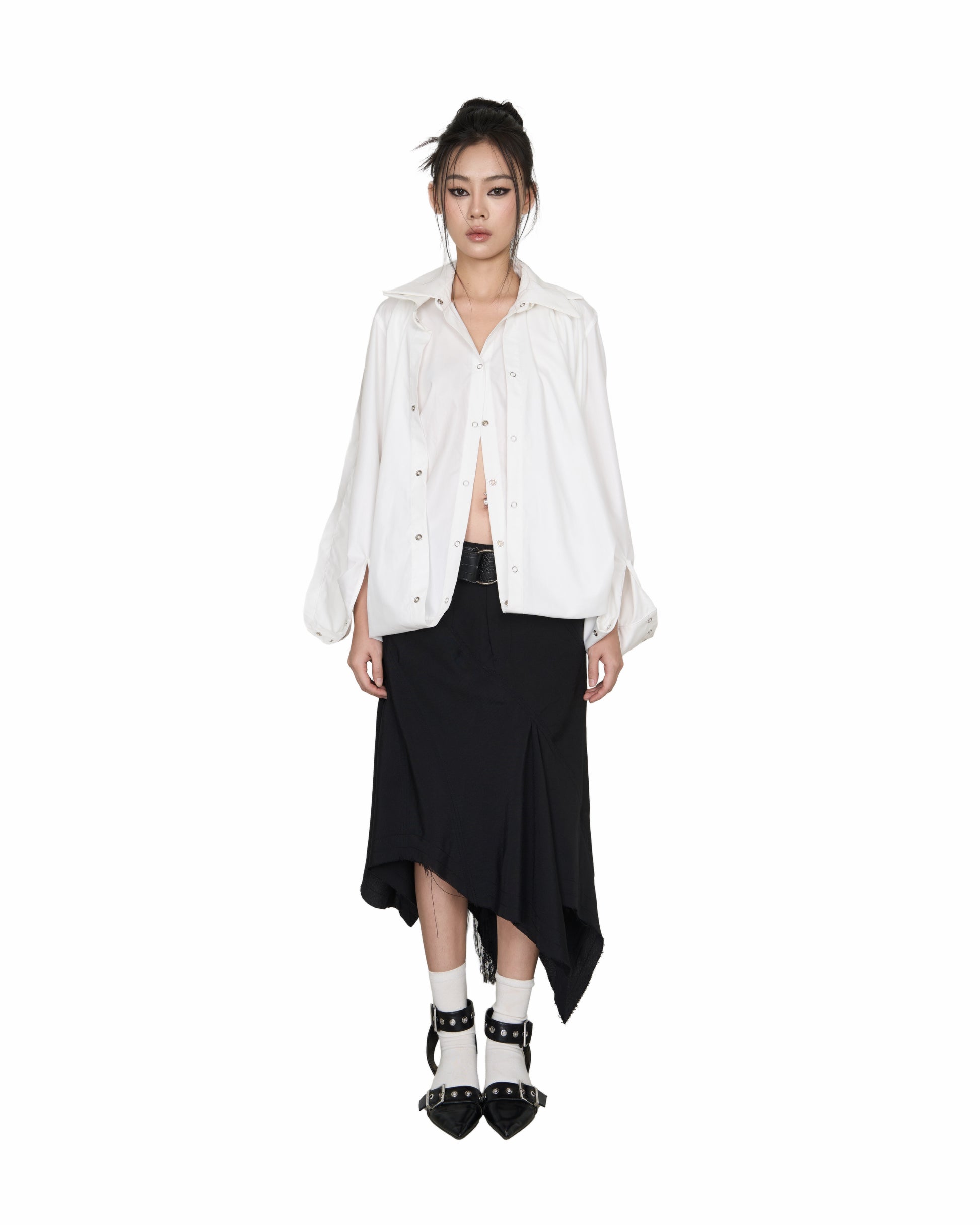 PLOP RIVET DRAPE SHIRT