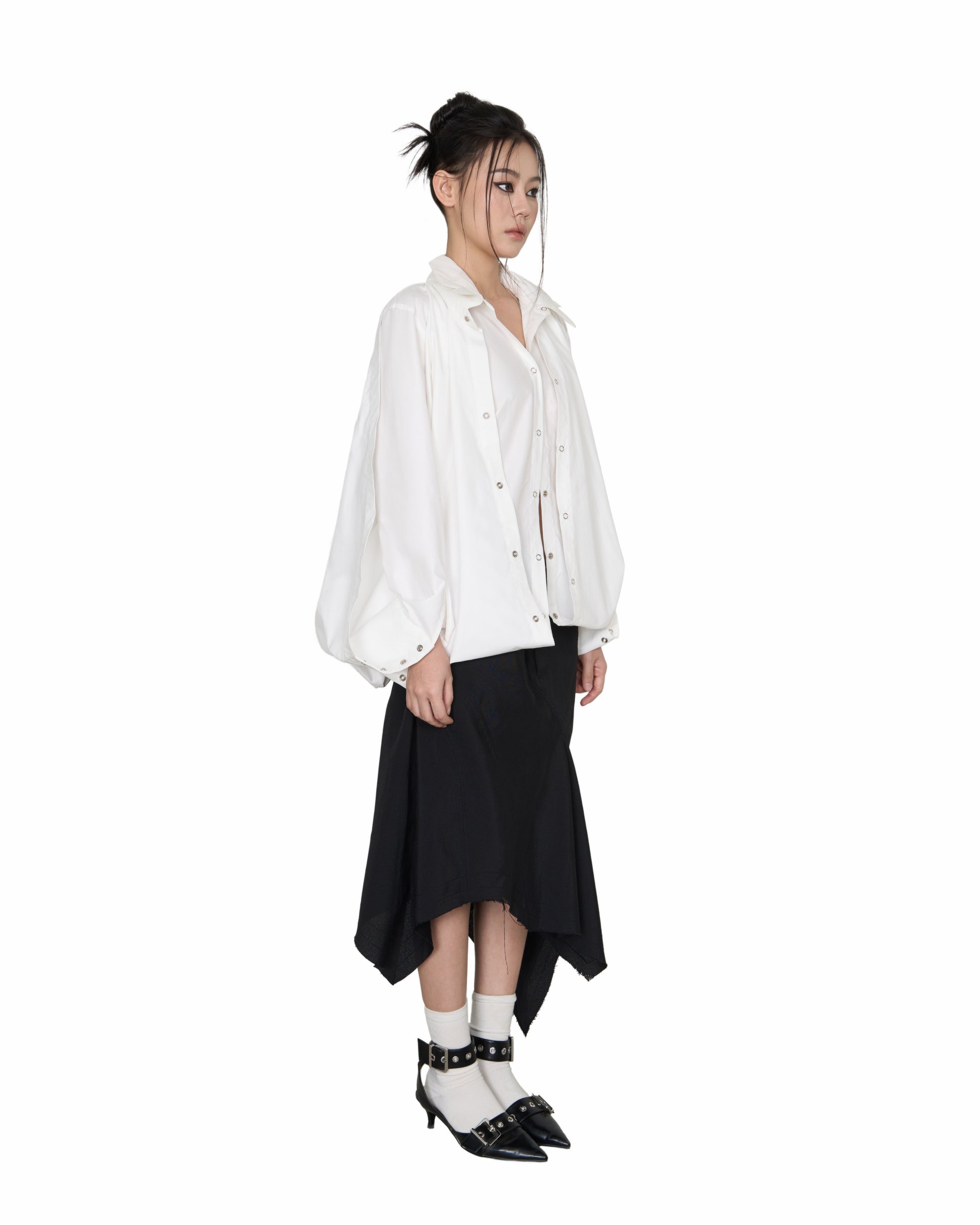 PLOP RIVET DRAPE SHIRT