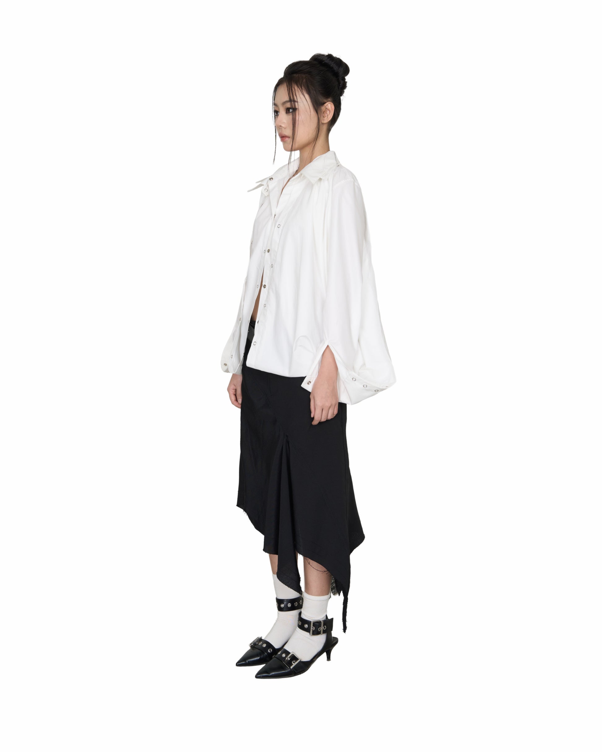 PLOP RIVET DRAPE SHIRT