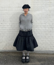 Frost Plaid Tights [Gray]