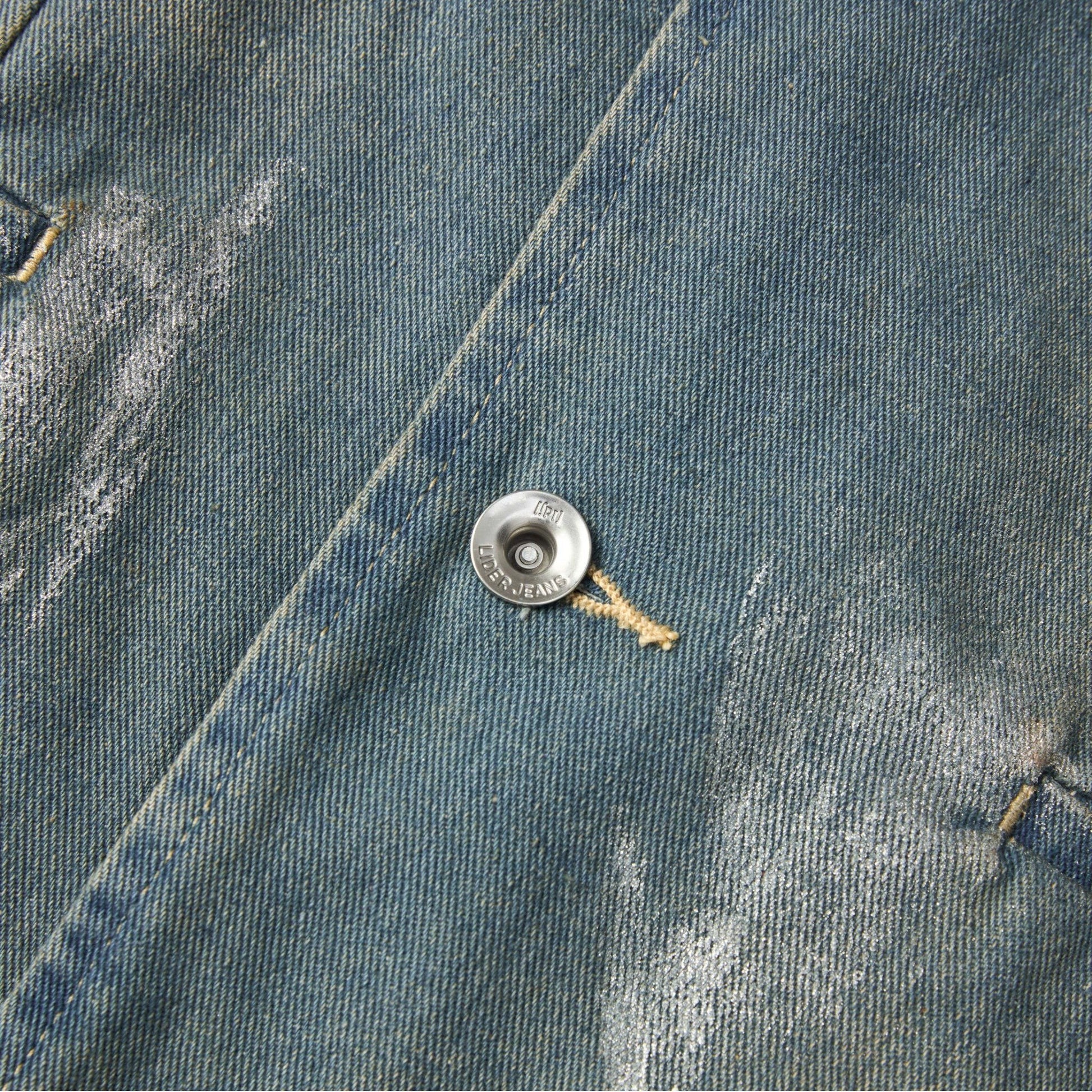Bleu Washed Oversized Blazer