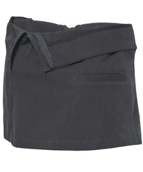 Asymmetrical Folded Skirt (Dark Gray)