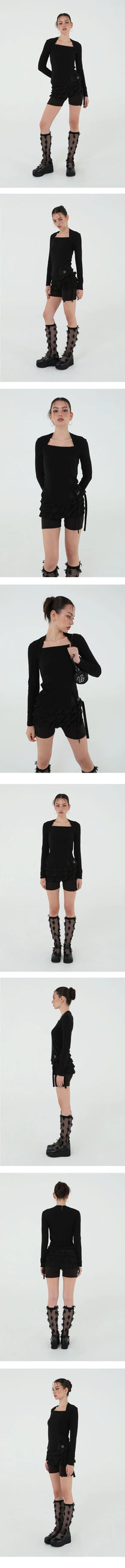 CANCAN WRAP SKIRT PANTS