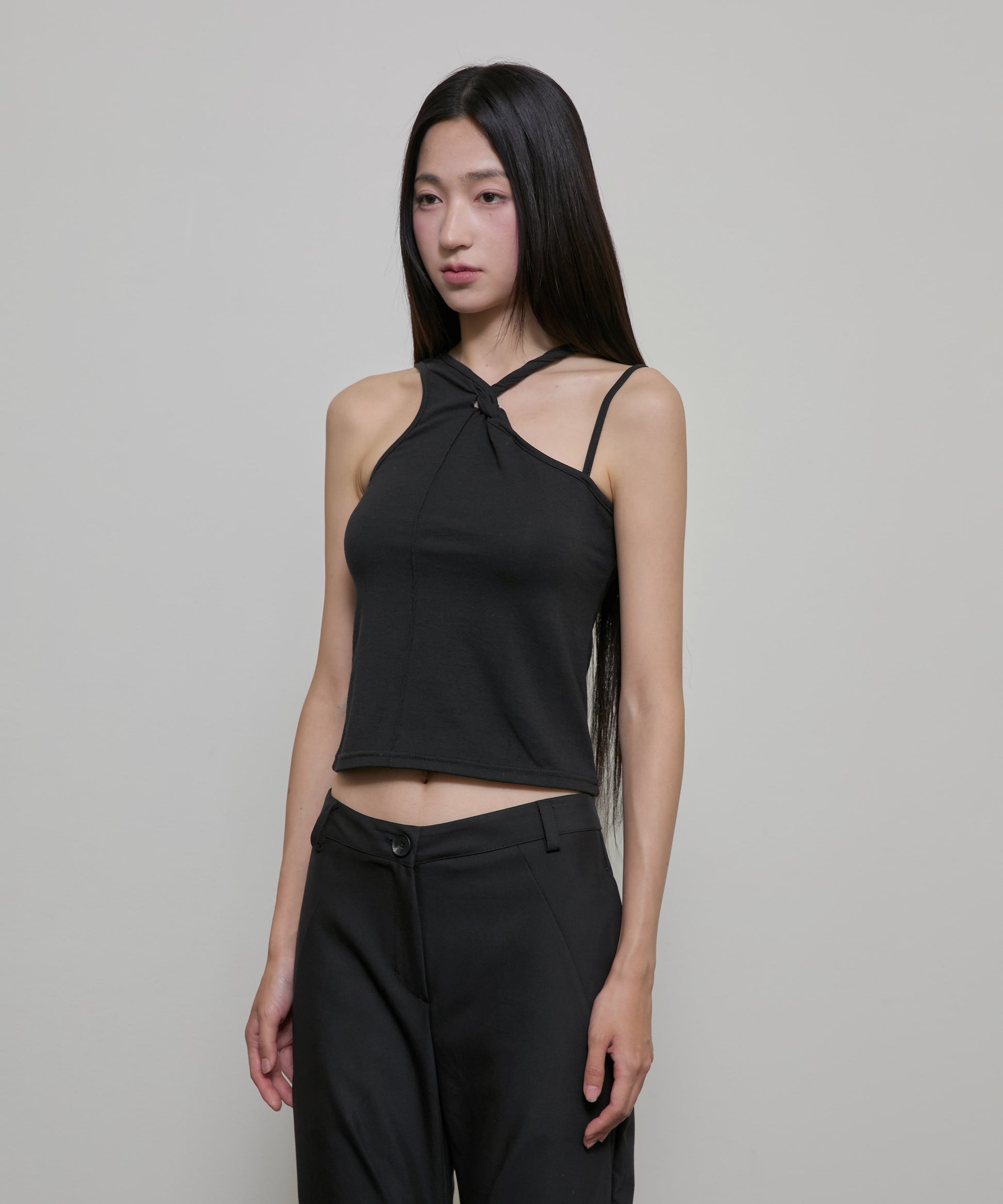 Braided Sleeveless (Black)