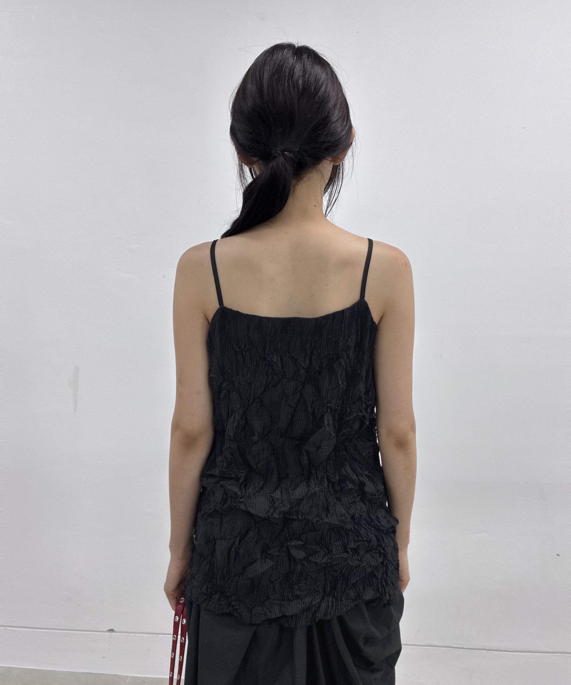 Organic Wrinkle Sleeveless (Black)