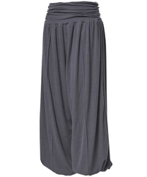 Wide Capri Pants (Dark Gray)