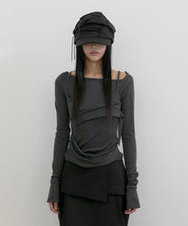 Layered Bustier Long Sleeve