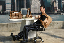 C2 Pocket Hobo Bag - Large (Brown)