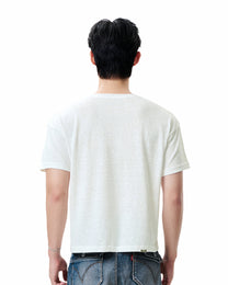 Cotton Slub Tee - Frost