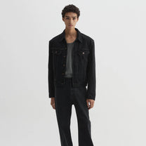 Legacy Denim Jacket &amp; Legacy Flare Denim Pants (Washed Black, Set)
