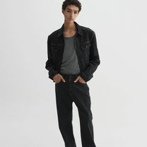 Legacy Denim Jacket &amp; Legacy Flare Denim Pants (Washed Black, Set)